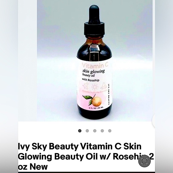 Ivy sky vitamin C beauty oil new vegan clean beauty HTF - Picture 1 of 3